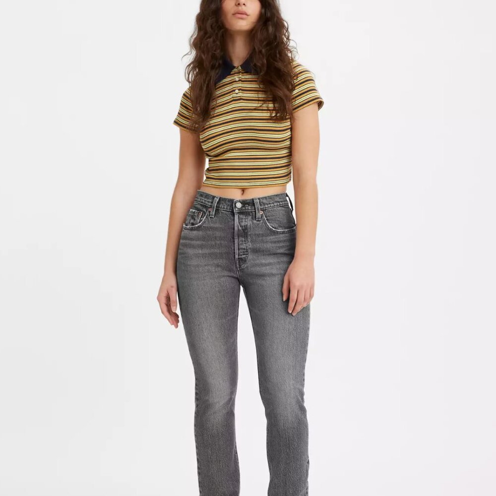 Levi's Premium 501 ORIGINAL FIT WOMEN'S JEANS, Grey